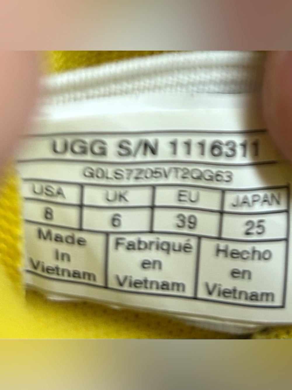 UGG Women's Zip Mesh Pink, Yellow & Orange Colorblock Sneakers size 8 - Picture 10 of 10
